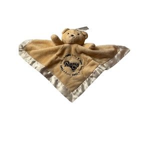 Los Angeles  Rams Baby Fanatic NFL Football Teddy Bear Security Blanket